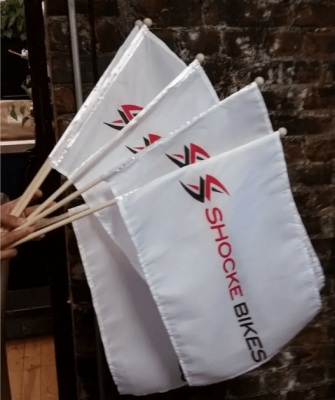 custom stick flags