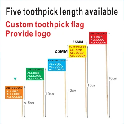 custom toothpick flags